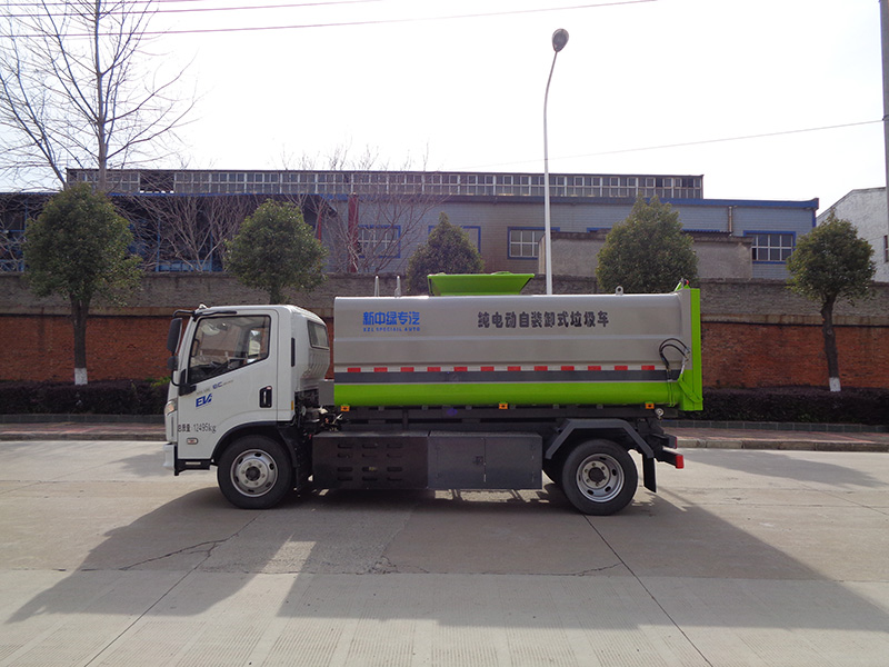 XZL5125ZZZBEV型純電動自裝卸式垃圾車